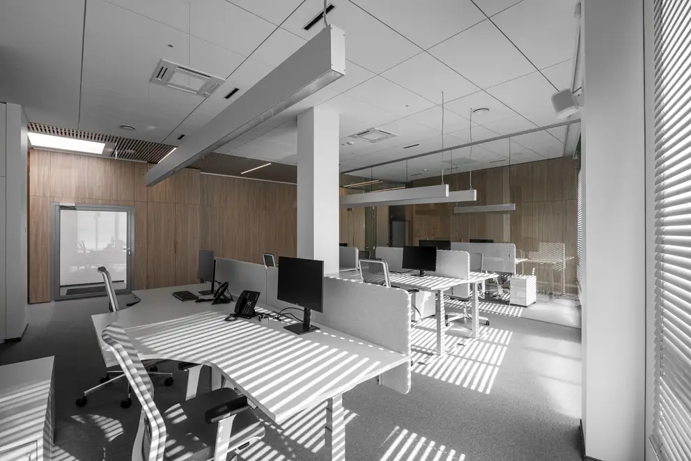 Im JUNG Vilnius Office ist das Büro der Zukunft bereits Realität