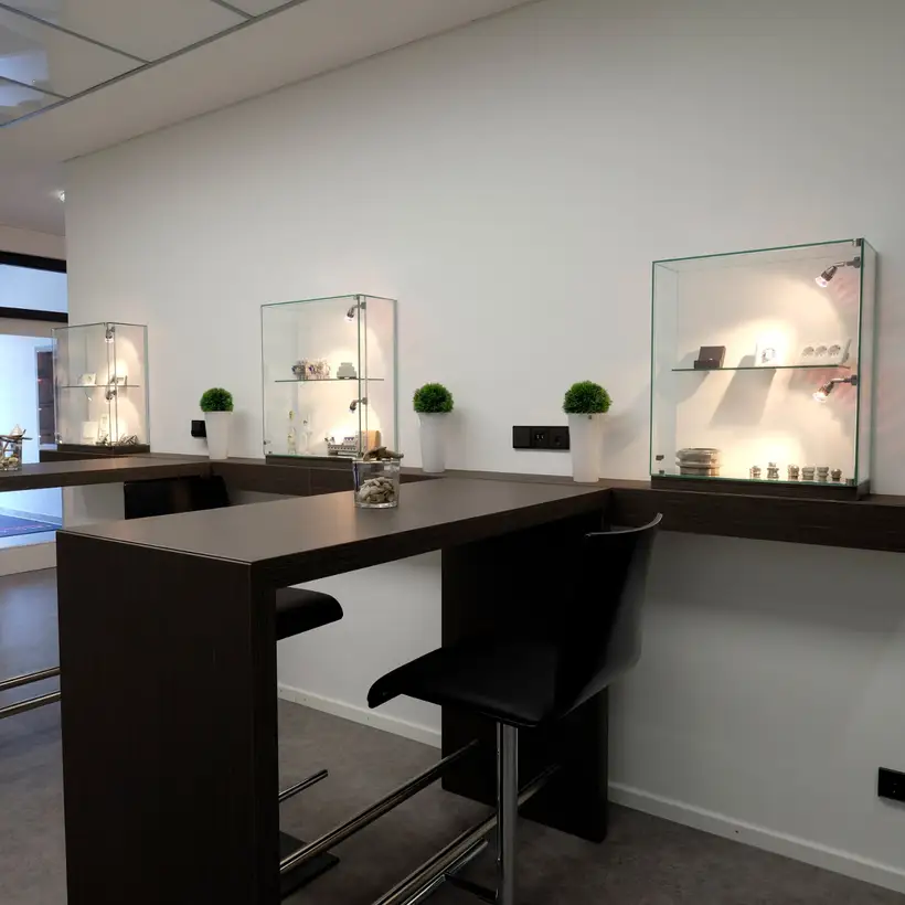 Detailaufnahme aus dem JUNG Showroom der Handelsvertretung Fred Abel GmbH