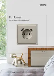 Contactdozen met USB-aansluitingen
