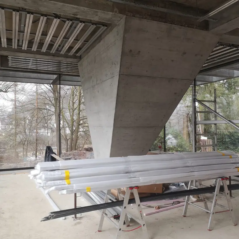 Ausbau der Gründervilla in Schalksmühle, Detailansicht.