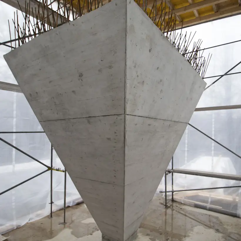 Detailansicht des Umbaus der Jung Gründervilla