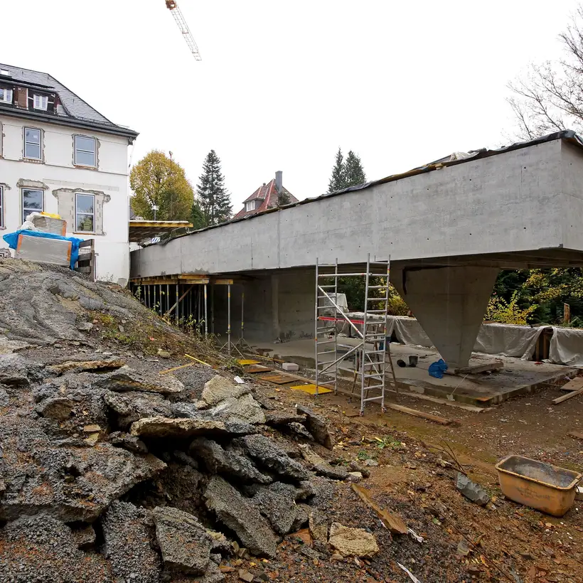 Schalksmühle Baustelle - zum Erhalt und Transformation der Gründervilla