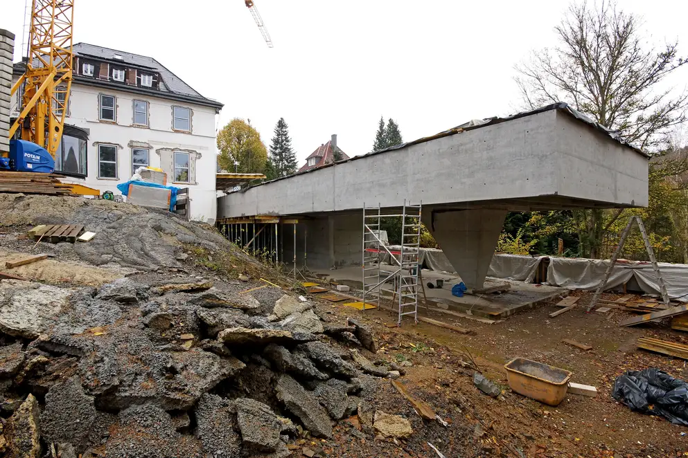 Schalksmühle Baustelle - zum Erhalt und Transformation der Gründervilla