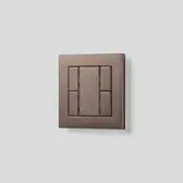 KNX push-button F 50 in the range A CREATION in mocha