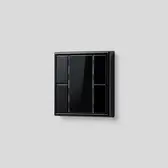 KNX push-button F 50 in the range LS 990 in black