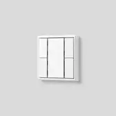 KNX push-button F 50 in the range LS 990 in white