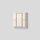 KNX push-button F 50 in the range LS 990 in ivory