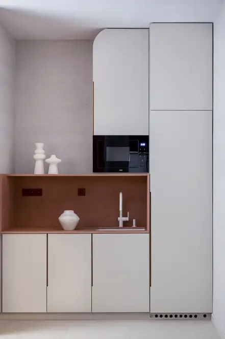 JUNG Brandstore Madrid, Küchenzeile mit Dekoration