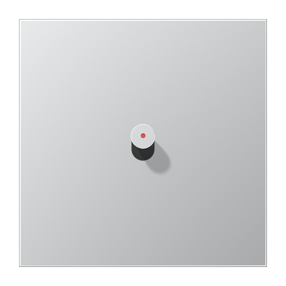 Centre plate with toggle lever 