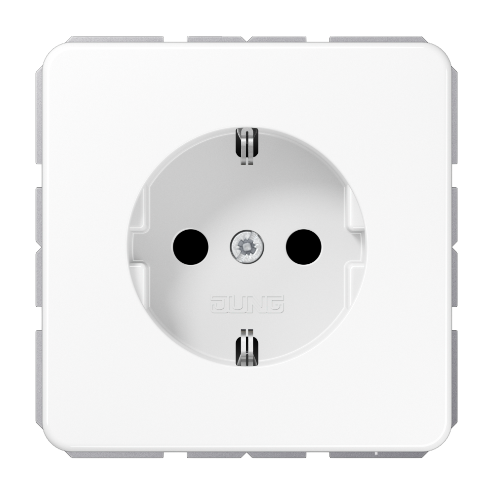 SCHUKO® socket, screw terminals, thermoplastic, balta | CD 1521 BF WW