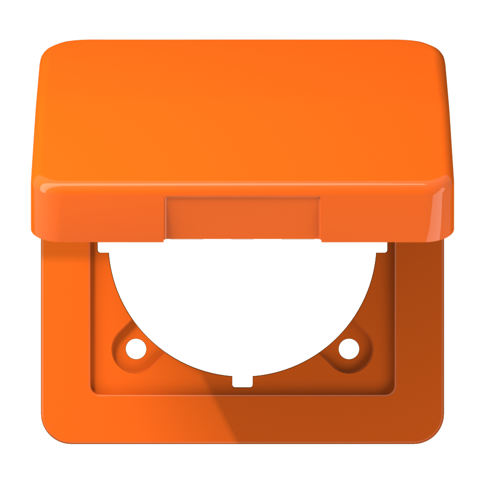 Tecla Simple 1 Fase, Termoplástico, Blanco Alpino | A 590 BF WW