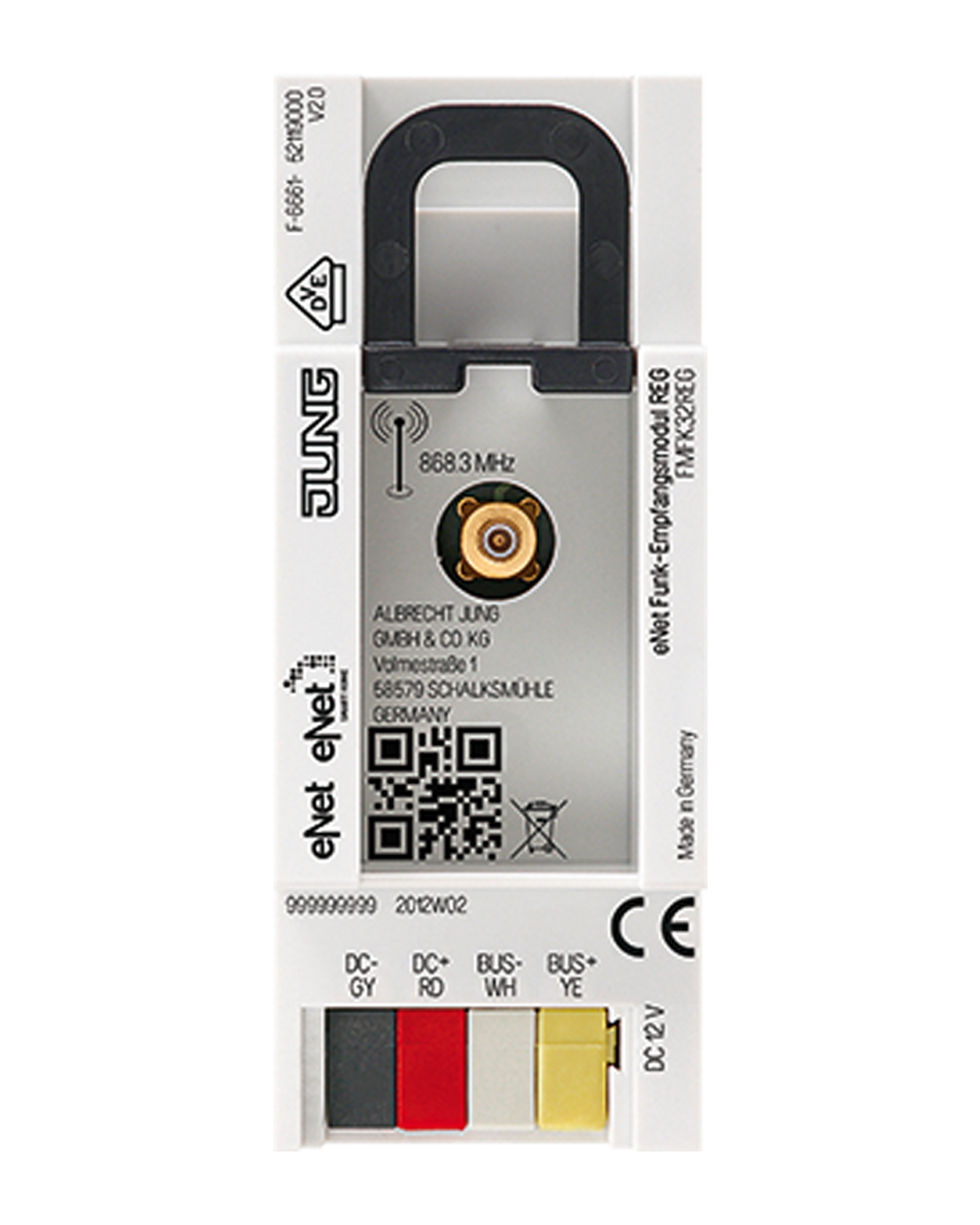 master receiver module, rail mounting device, 2 rail units FM FK
