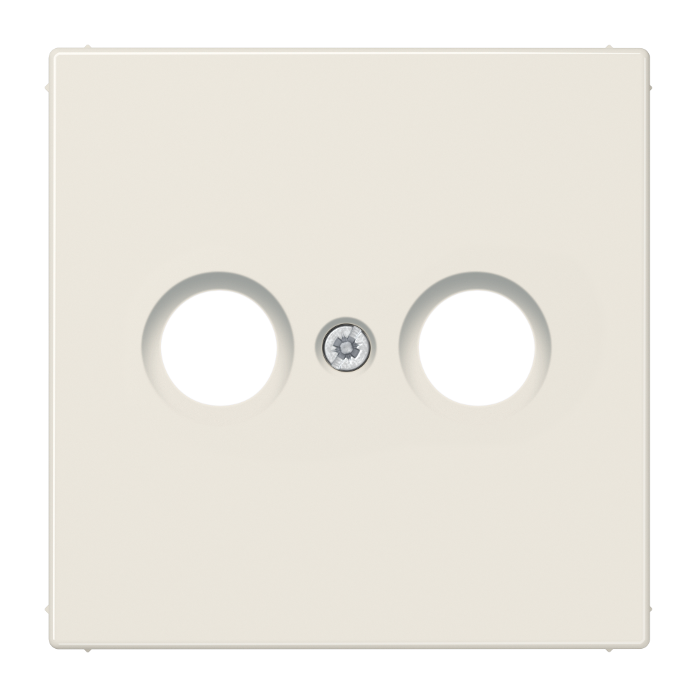 Capa 1 grupo, para tomadas de antena, marfim | LS 990 TV