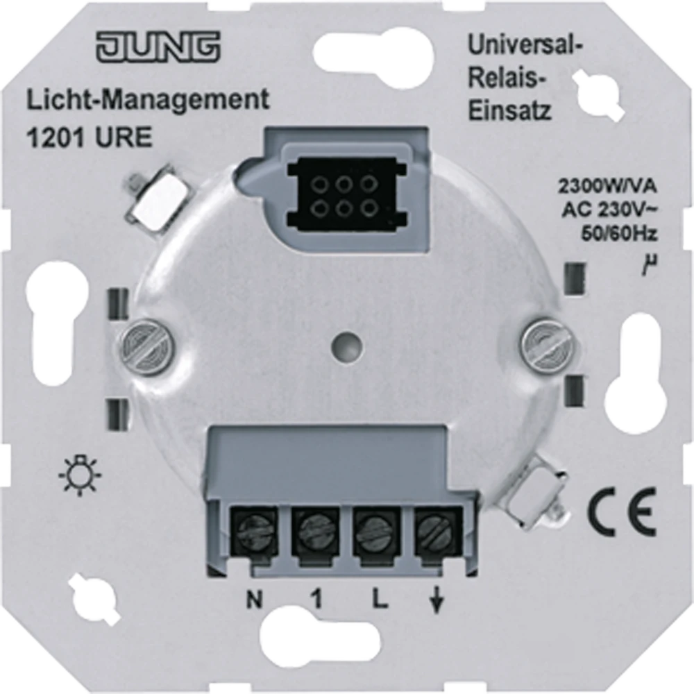Universal relay switch insert, 1-channel