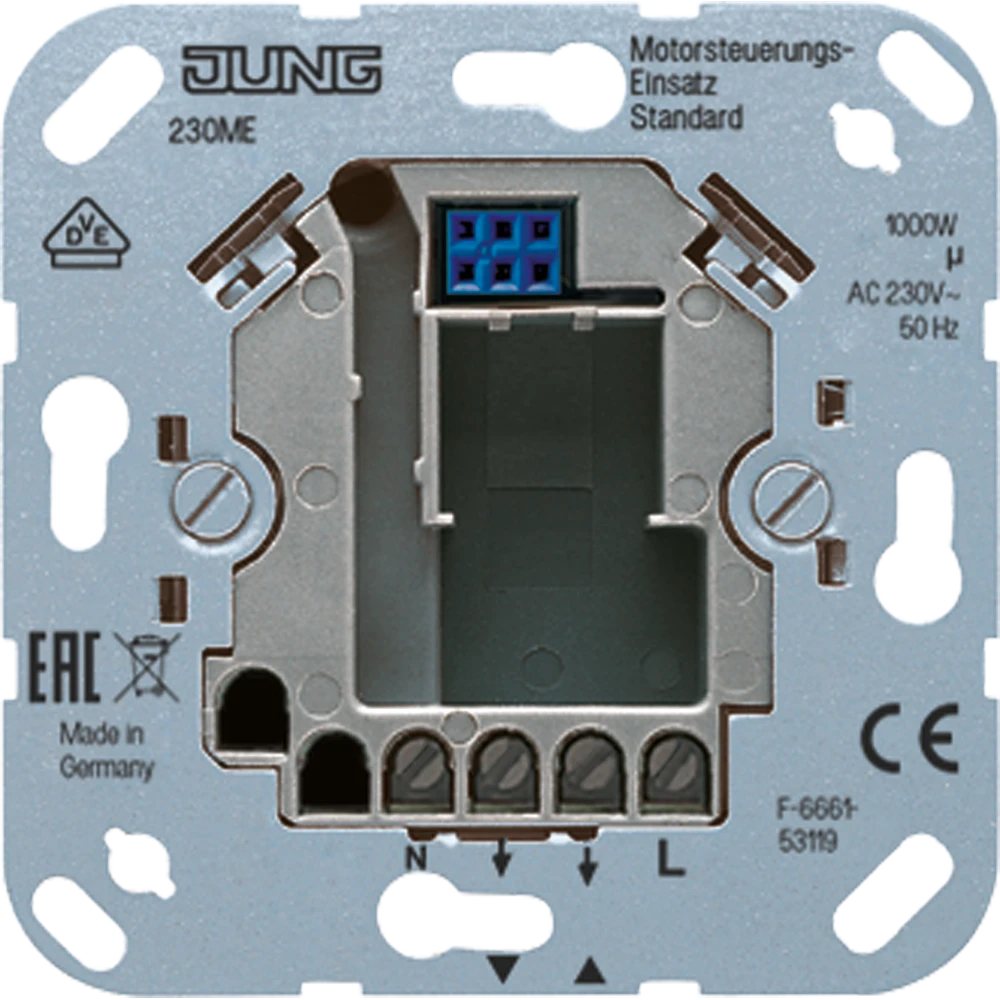 Motor-Steuerungs-Einsatz, AC 230 V ~, max. 1 Motor 1000 W, ohne Nebenstelleneingang