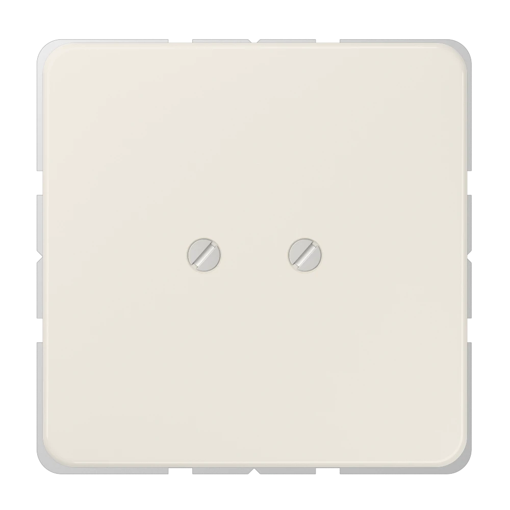 Afdekking blind (geschroefd), wit