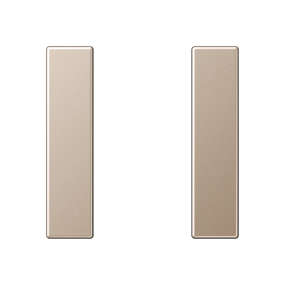 Cover kit 1-gang, F50, champagne