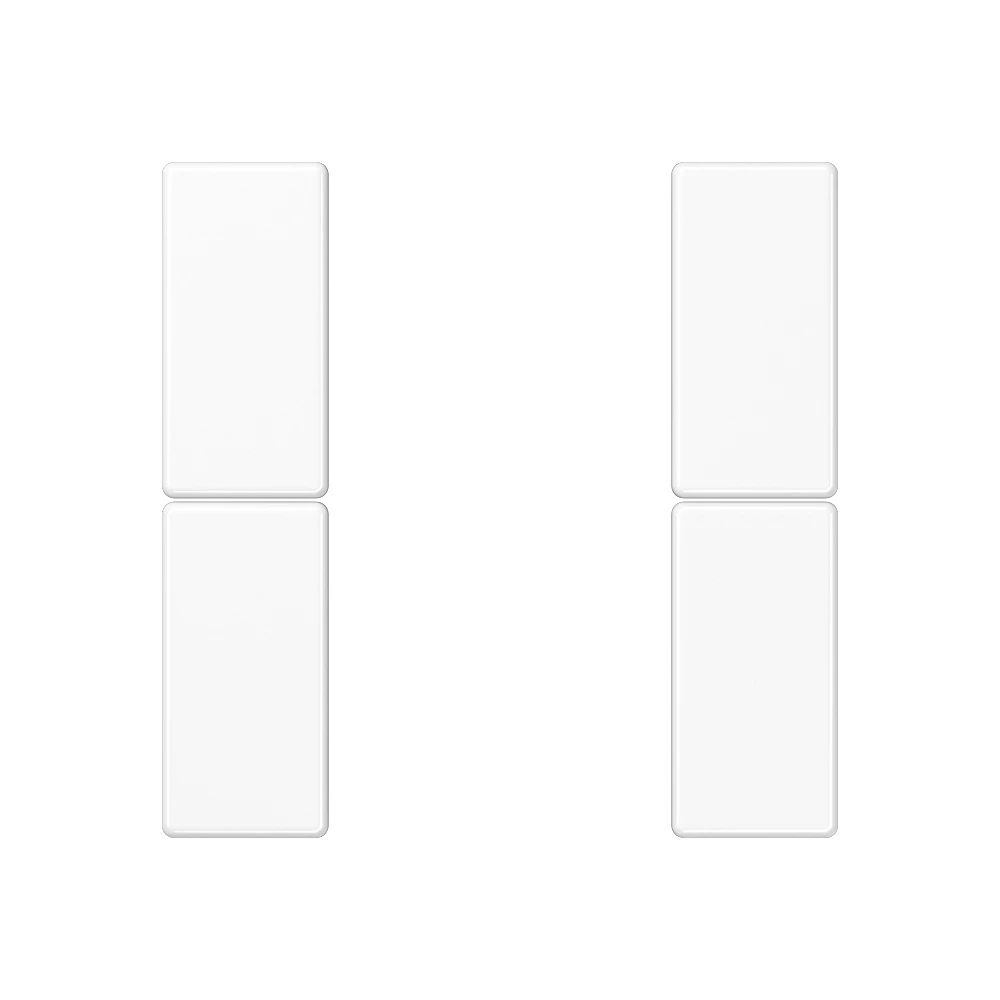 Cover kit 2-gang, F50, white