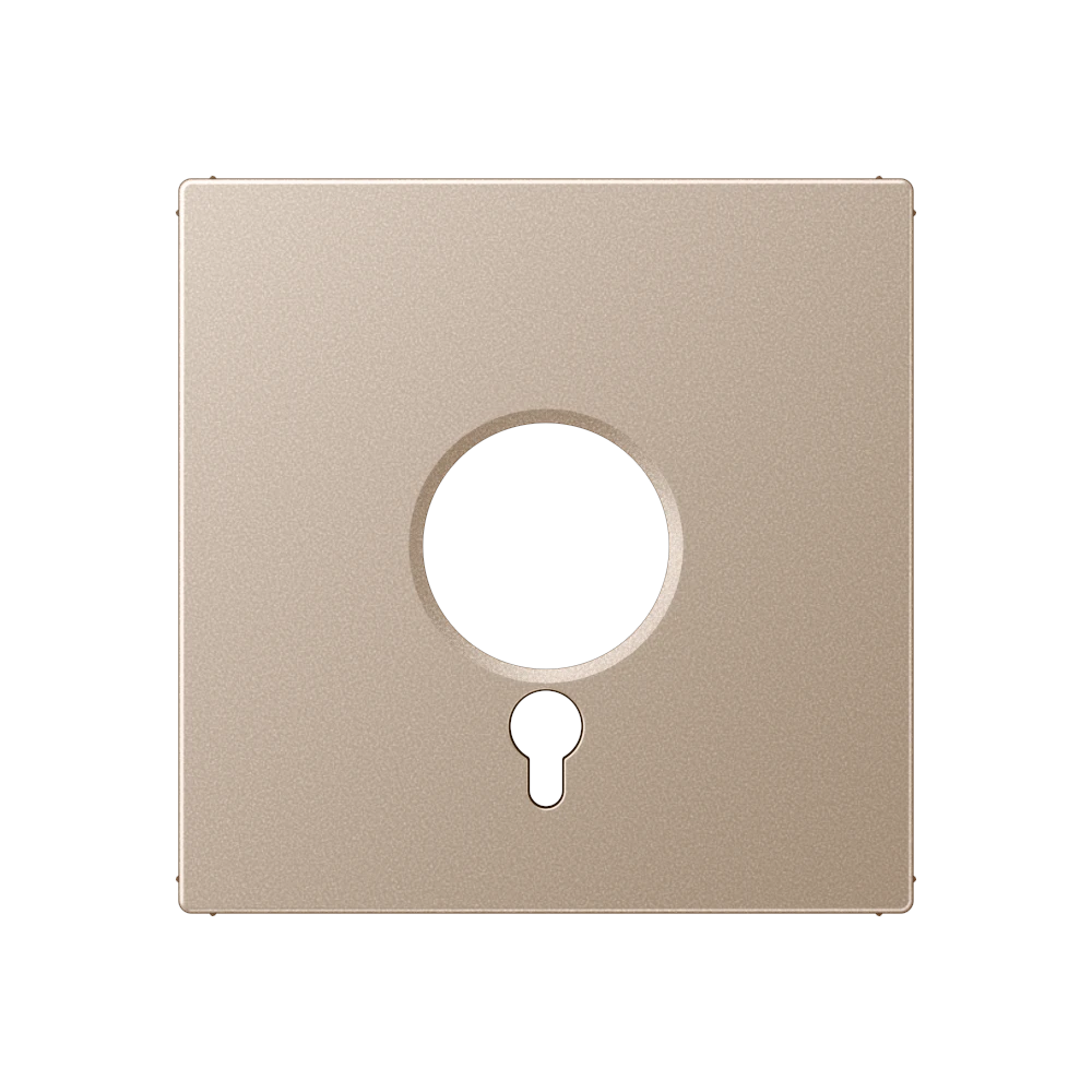 Centre plate, for panic button, champagne