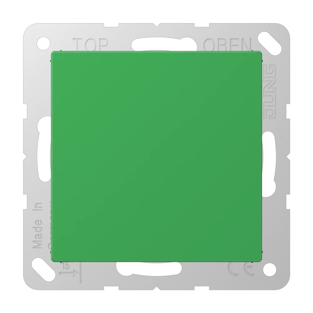 Blind-Abdeckung (gerastet), grün