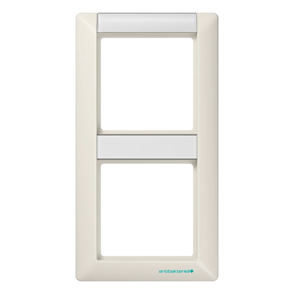 Rahmen 2fach, weiß (ivory)