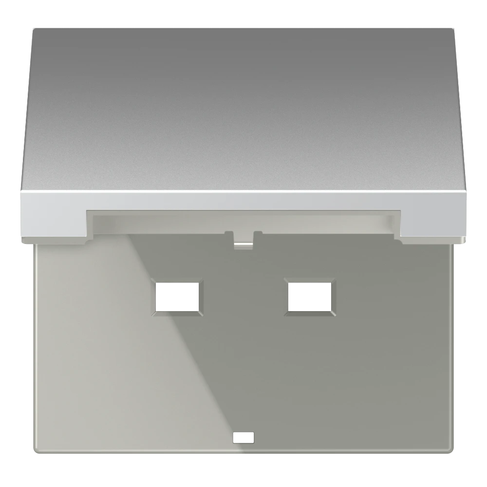 Hinged lid, for socket insert 521 G, aluminium