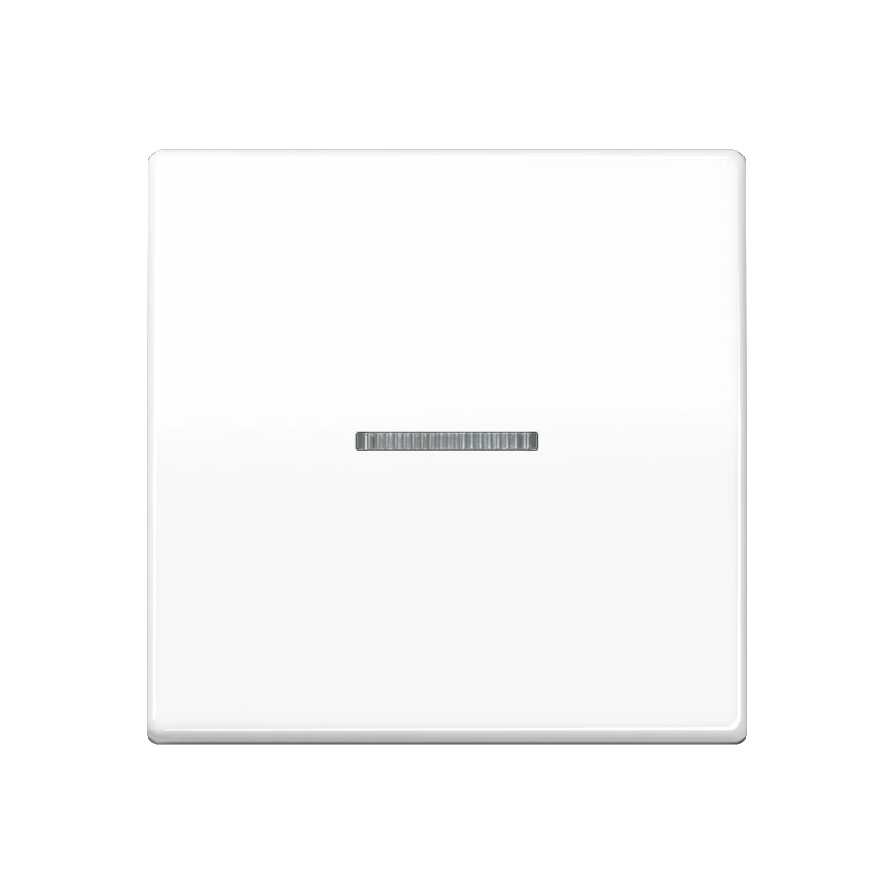 JUNG HOME push-button, with lens, Thermoplastic, white