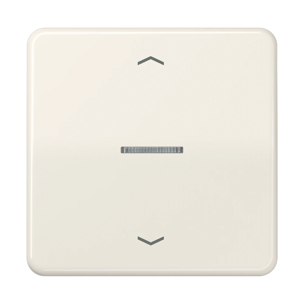 Pulsante JUNG HOME, con simboli freccia, illuminabile, bianco