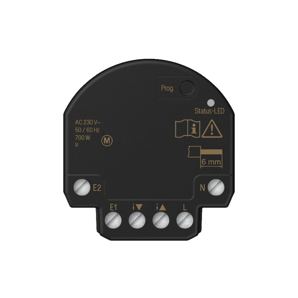 Actuador persianas JUNG HOME 1 fase mini con 2 entradas binarias