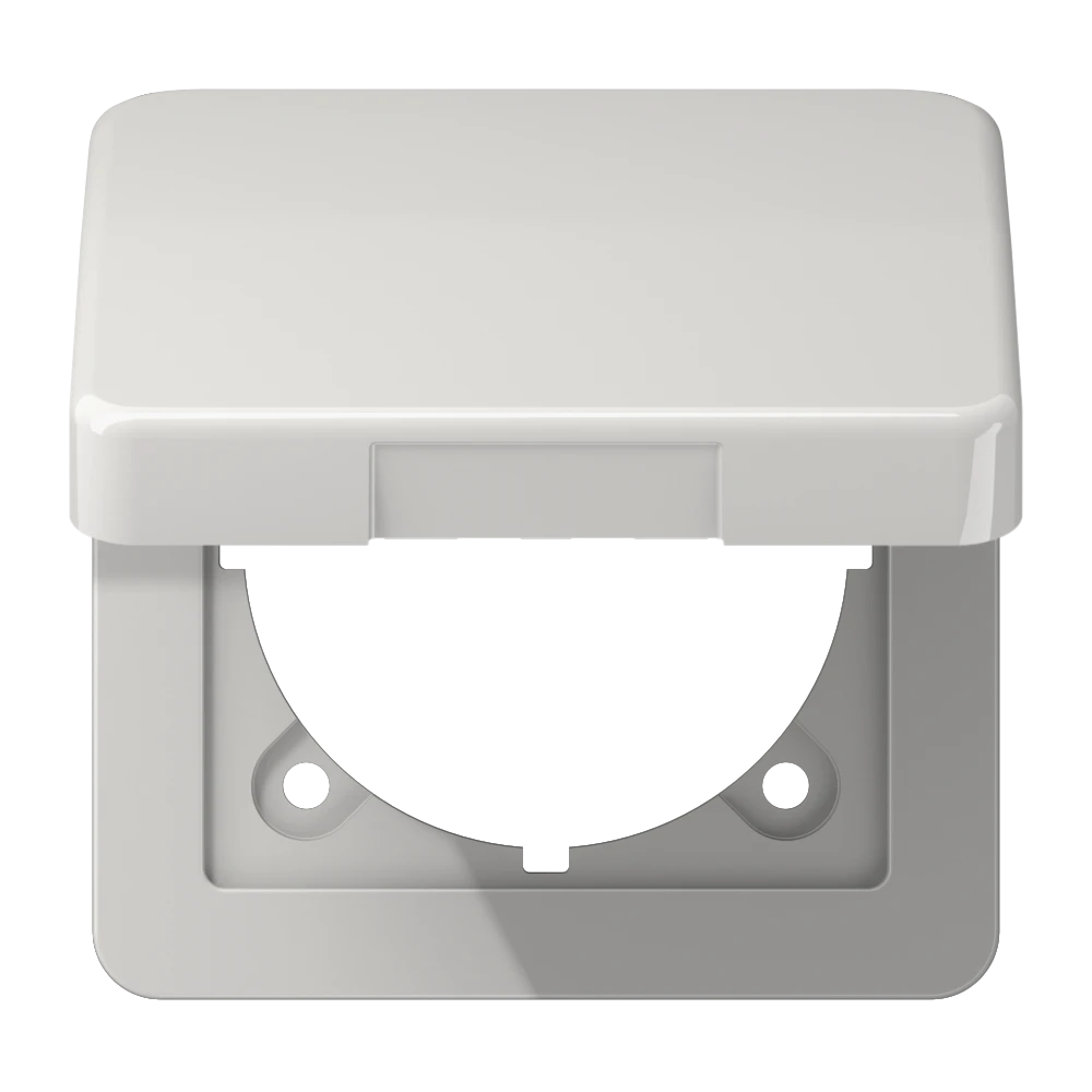 Klapdeksel (met terugstelveer), lichtgrijs