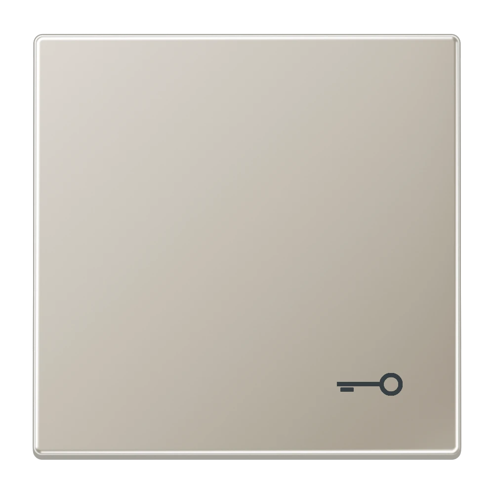 Schakelwip 1-voudig, Symbool "sleutel", Edelstaal