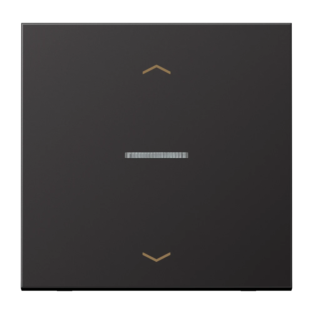 eNet push-button standard, with arrow symbols, with lens, dark