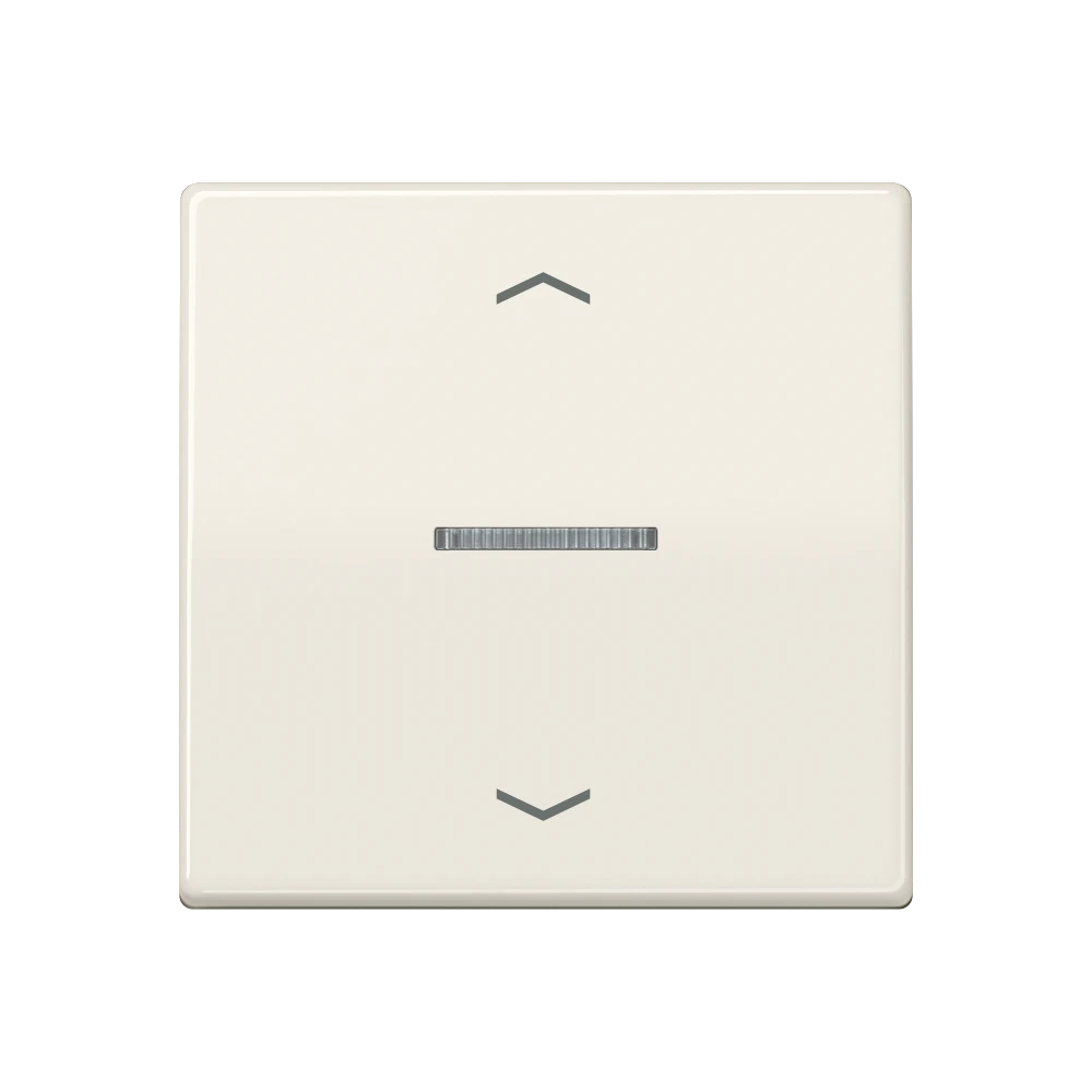 Pulsador eNet estándar 1 fase, con símbolos de flechas, con visor, blanco marfil