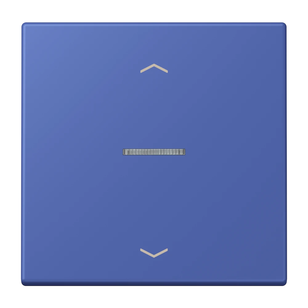 eNet push-button standard, with arrow symbols, with lens, bleu outremer 31 (32020)