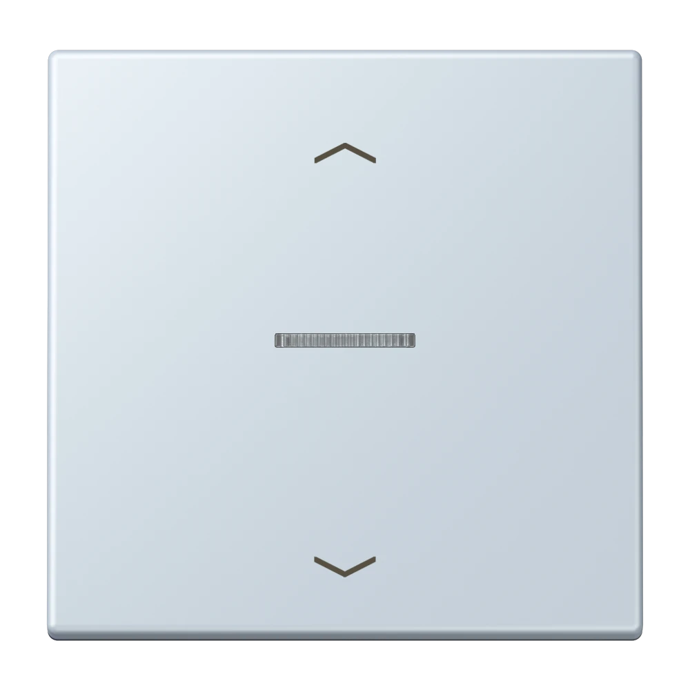 eNet push-button standard, with arrow symbols, with lens, outremer pâle (32023)