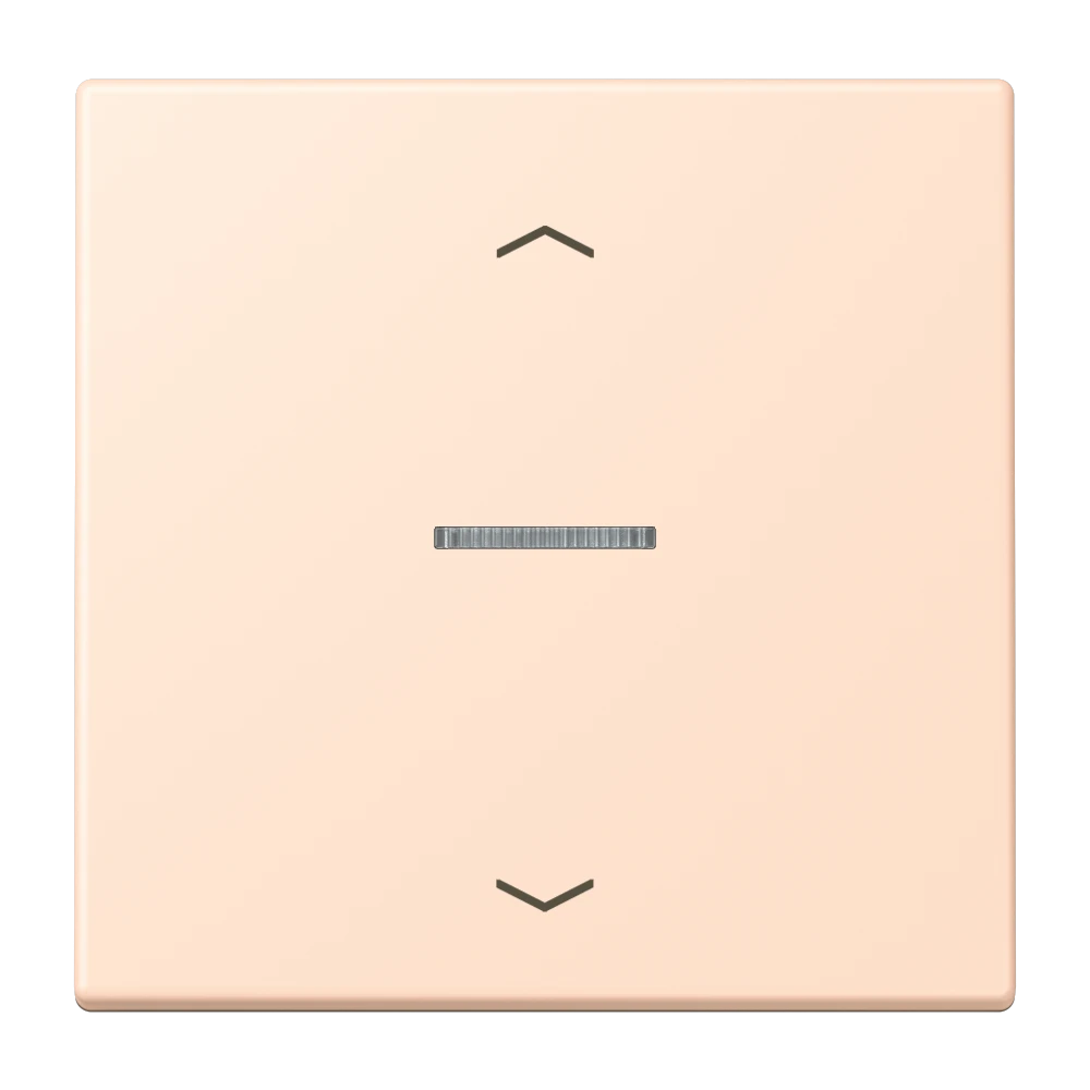 eNet push-button standard, with arrow symbols, with lens, rose pâle (32091)