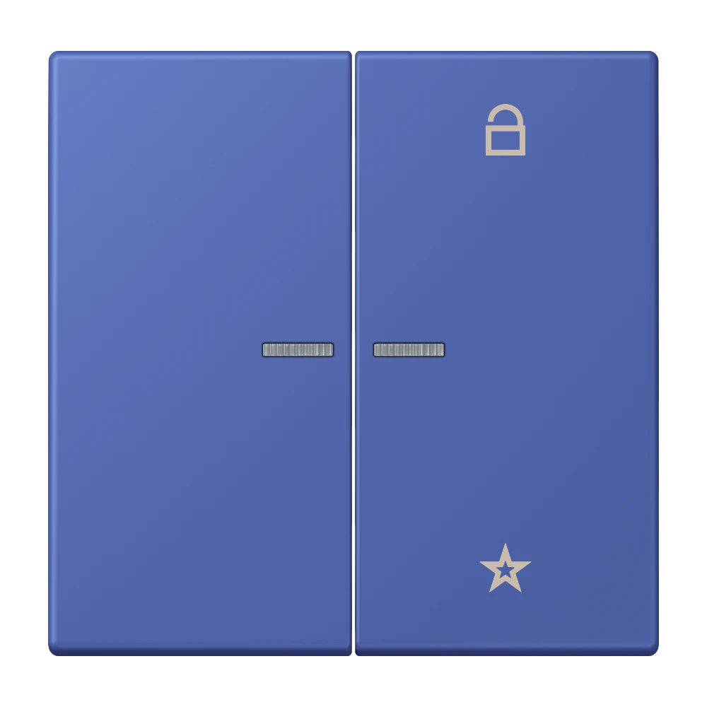 eNet push-button universal, with lens, bleu outremer 31 (32020)