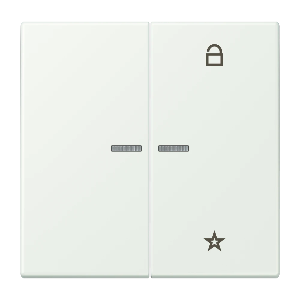 eNet push-button universal, with lens, outremer gris (32024)