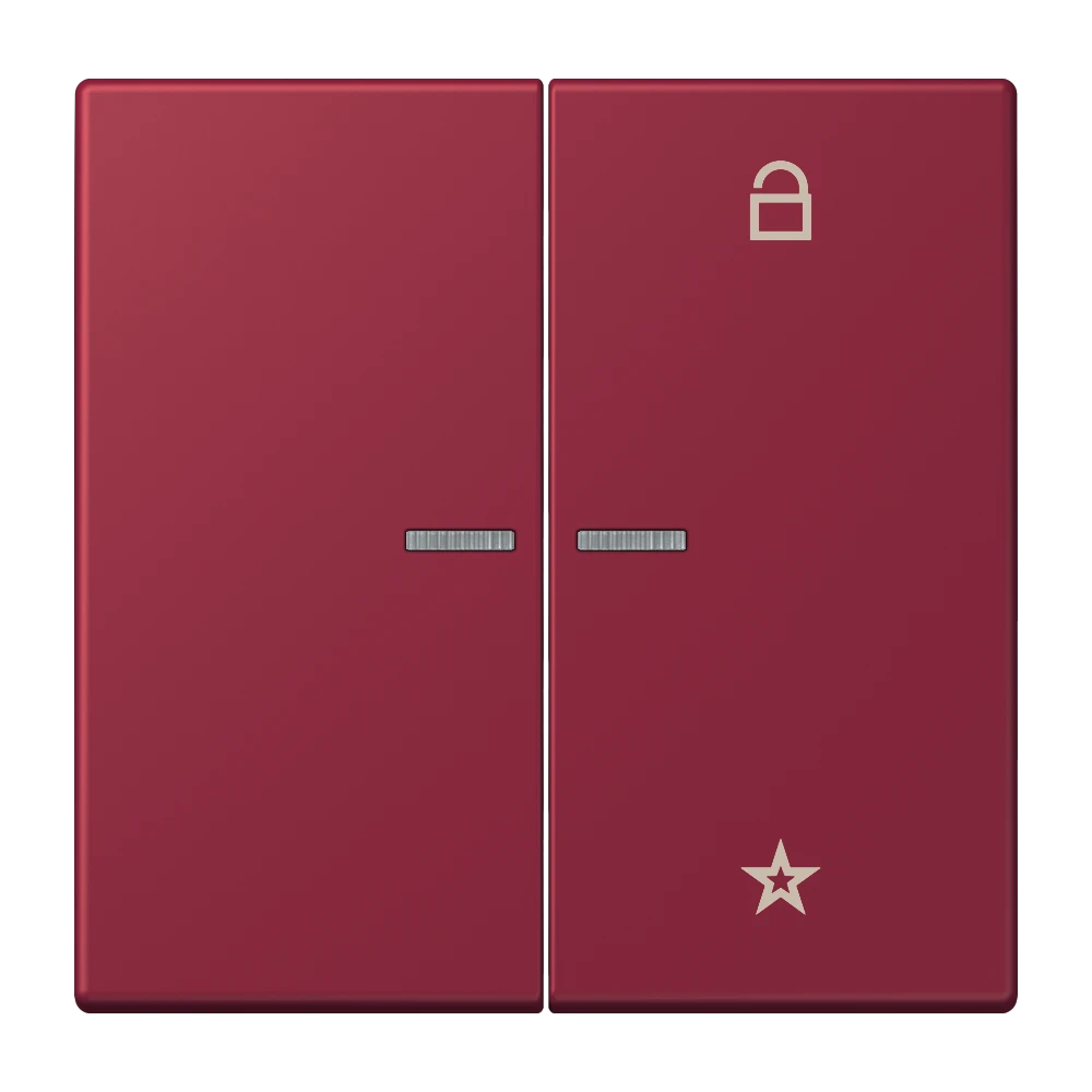 eNet push-button universal, with lens, le rubis (4320M)