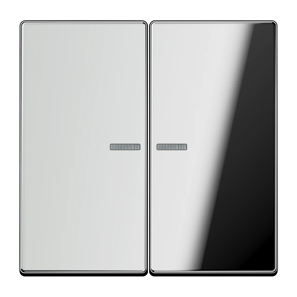 Wippe 1fach, F10, Glanzchrom