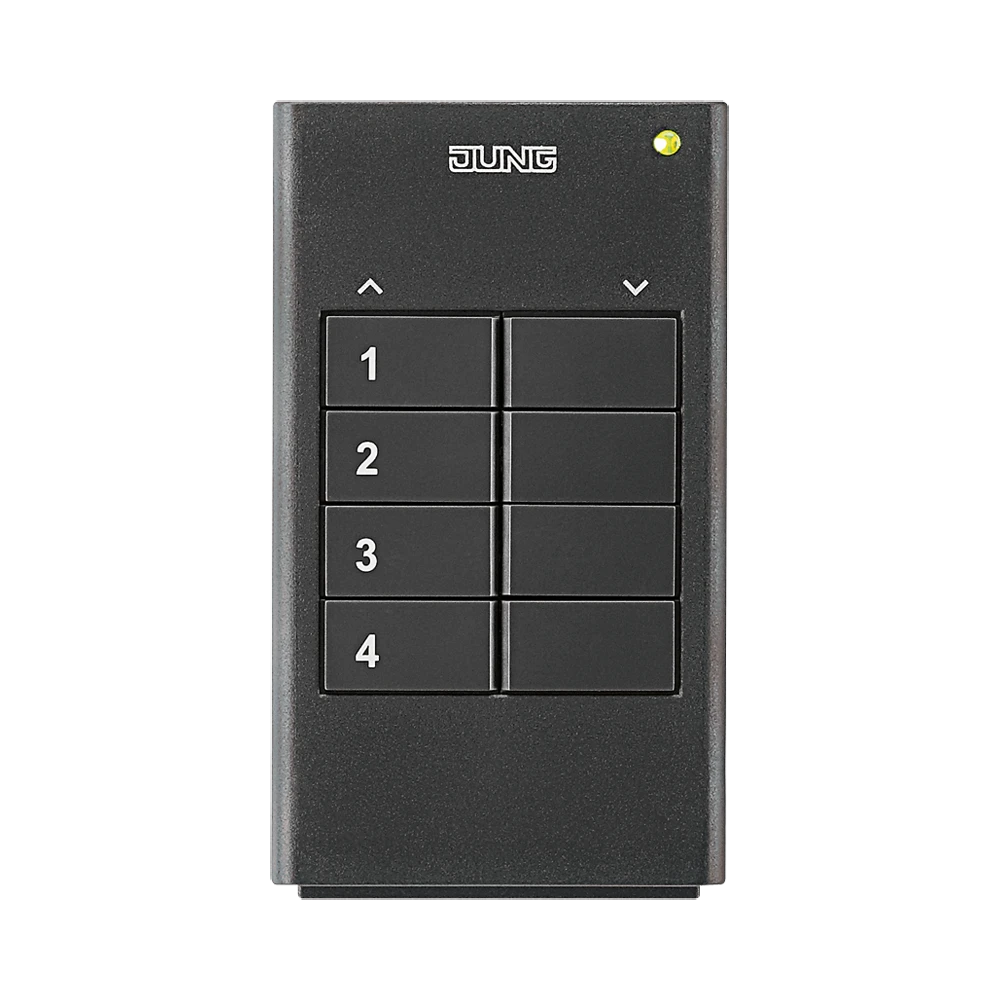 KNX RF radio hand-held transmitter 4 voies, Anthracite