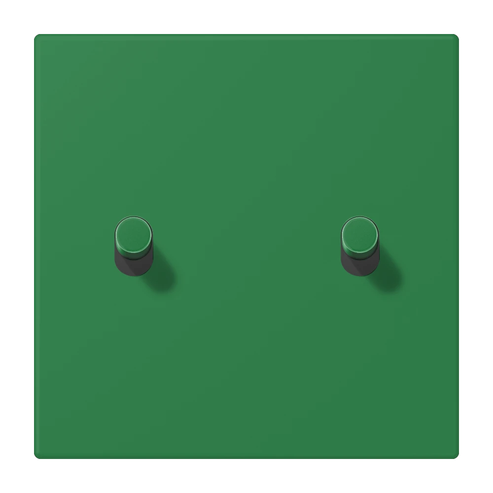 Abdeckung mit Kipphebel "Zylinder", 2 Kipphebel, vert foncé (32050)