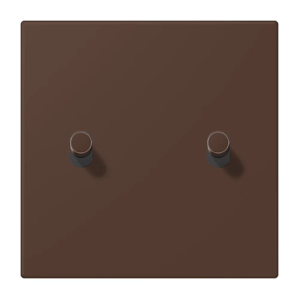 Abdeckung mit Kipphebel "Zylinder", 2 Kipphebel, terre d’ombre brûlée 31 (32130)