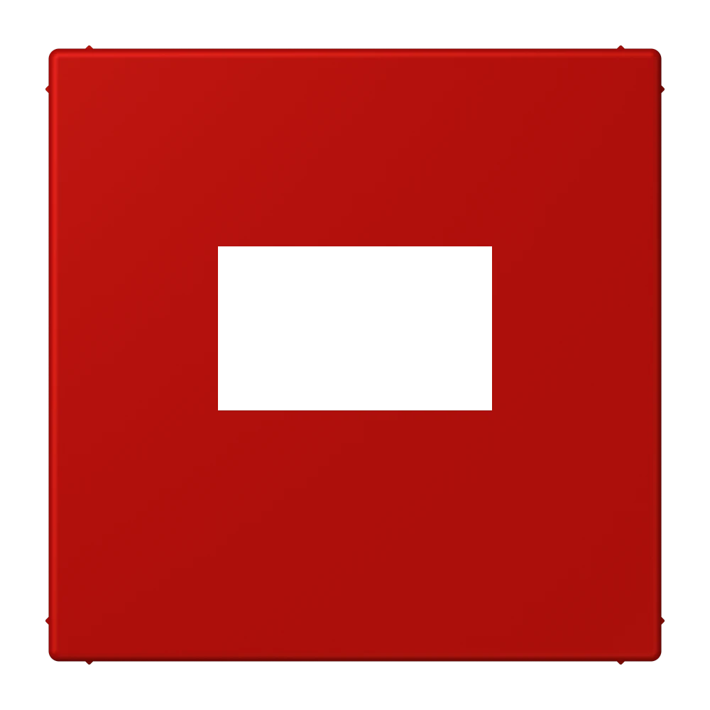 Centre plate for USB charger, rouge vermillon 31 (32090)