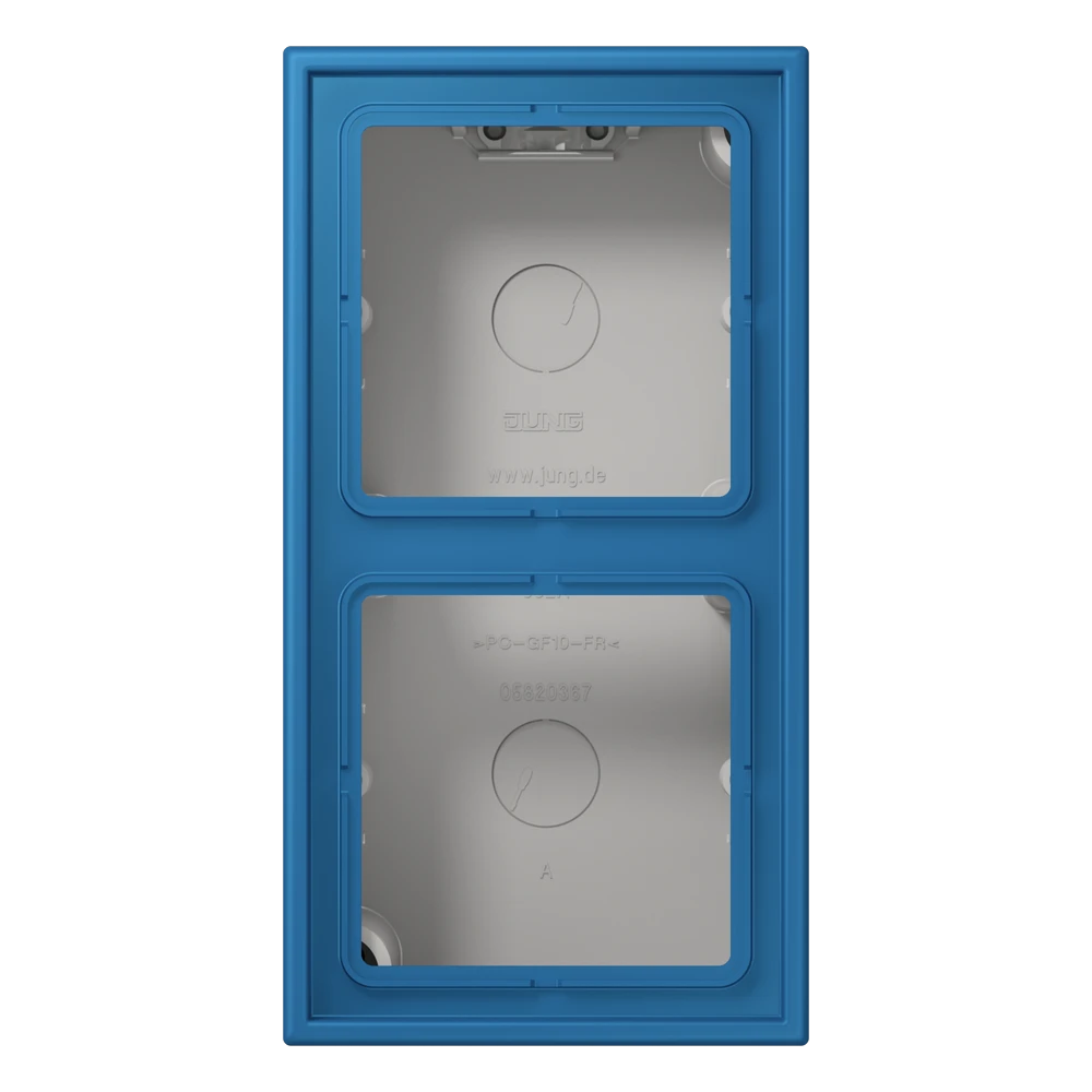 Surface cap 2-gang, bleu céruléen 31 (32030)