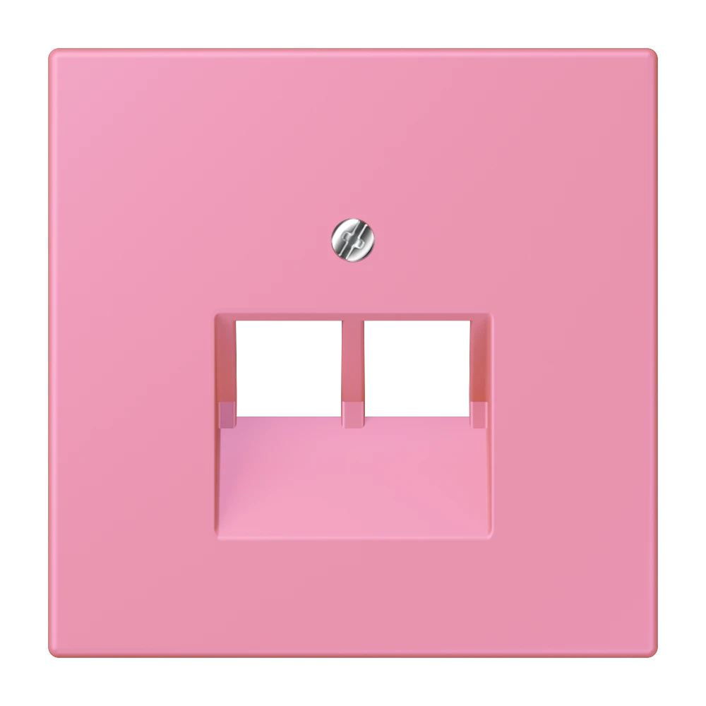 Afdekking voor IAE/UAE-aansluitdozen, 2 x 8-pole, rose vif (4320C)