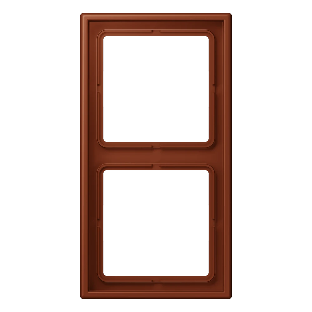 Frame 2-gang, terre sienne brûlée 59 (4320D)