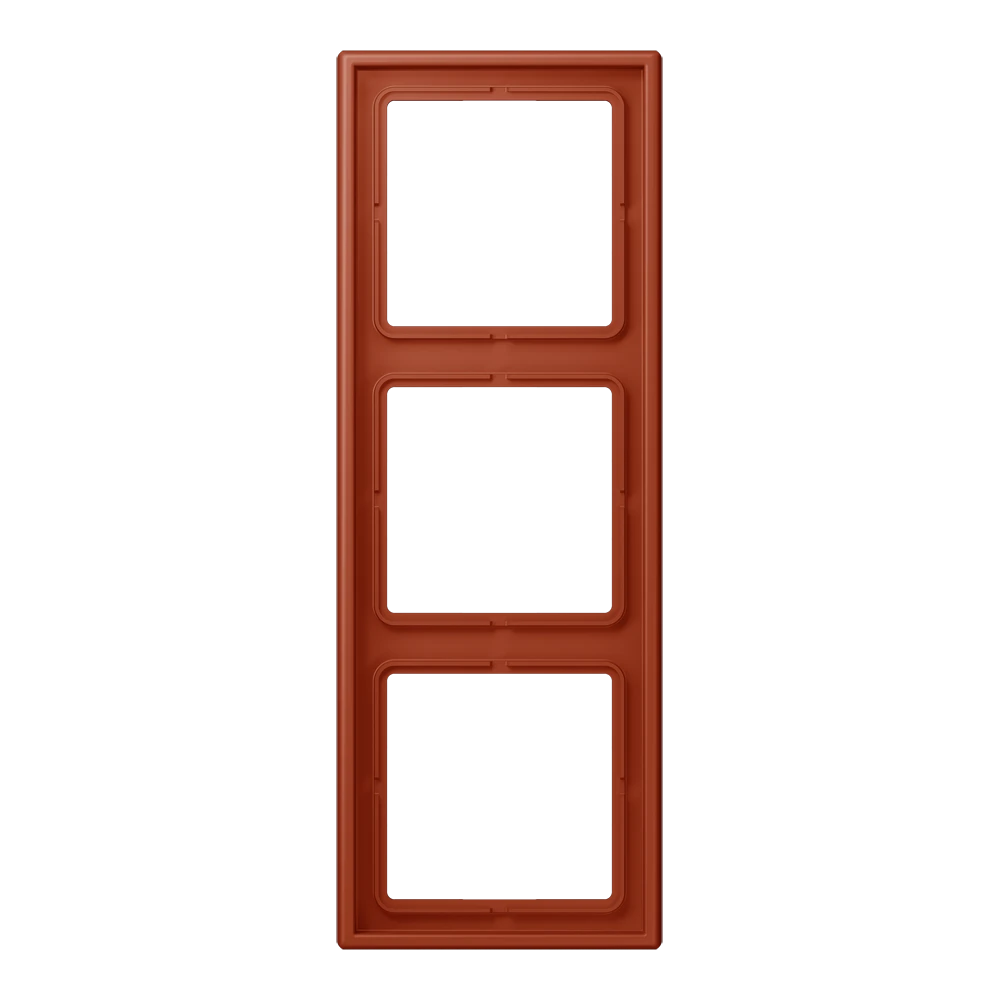 Frame 3-gang, l'ocre rouge (32110)
