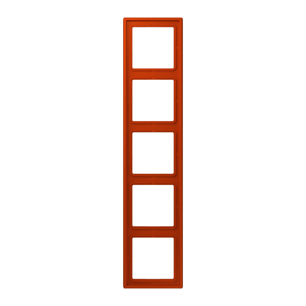 Frame 5-gang, rouge vermillon 59 (4320A)