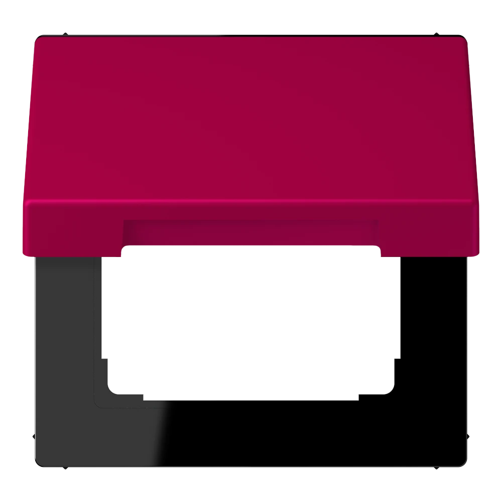 Klapdeksel (met terugstelveer), rouge rubia (32101)